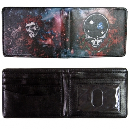 Grateful Dead Space Your Face/Skull & Roses Bi-fold Wallet