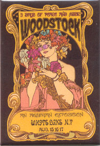 Woodstock Nouveau Magnet
