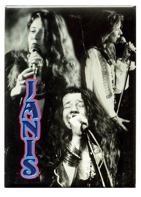 Janis Joplin Collage Magnet