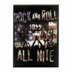 KISS Rock And Roll All Nite Magnet