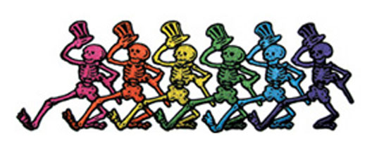 Grateful Dead - Dancing Skeleton T-Shirt