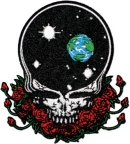 Grateful Dead Space Your Face Die Cut Patch