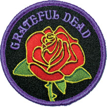 Grateful Dead Rose Patch