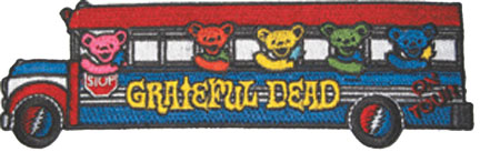 Grateful Dead Dancing Bear Bus Shirt Perfect for Dead & 