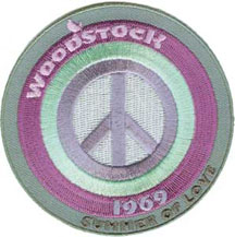 Woodstock Peace Sign Patch