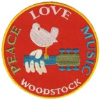 Woodstock Logo Round Patch