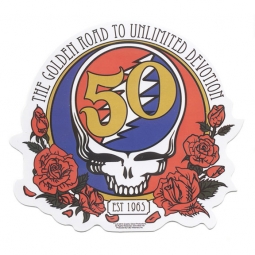 Grateful Dead 50th Anniversary Bumper Sticker