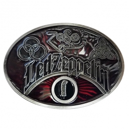 Led Zeppelin Logo & Symbols Belt Buckle