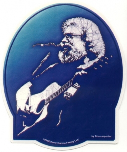 Grateful Dead Jerry Acoustic Bumper Sticker