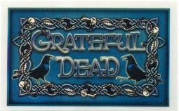 Grateful Dead Skeleton & Crow Weave Bumper Sticker