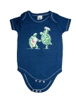 Grateful Dead Dancing Terrapins Navy Romper