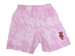 Grateful Dead Single Bear Pink Tie Dye Youth Shorts