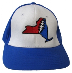 New York Deadhead Light Blue/White Fitted Hat