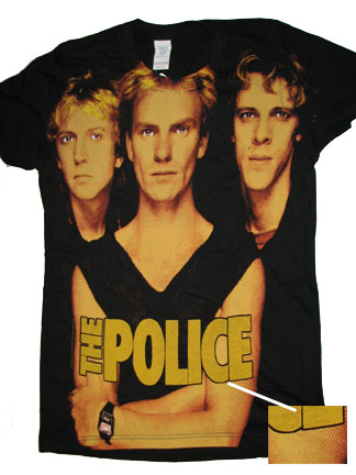 The Police Subway Photo Shirt: Woodstock Trading Company
