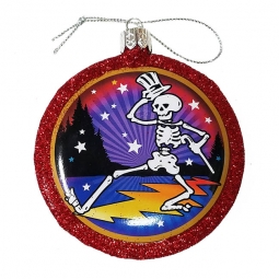 Christopher Radko Grateful Dead Pumped for The Party Dancing Bear Ornament