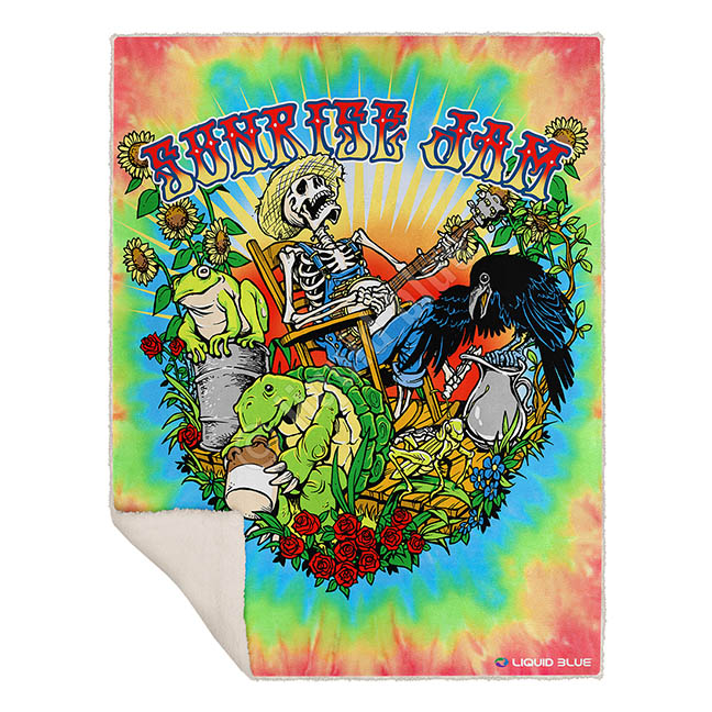 Grateful Dead Sunrise Jam Fleece Blanket