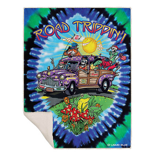 Grateful Dead Road Trippin' Fleece Blanket