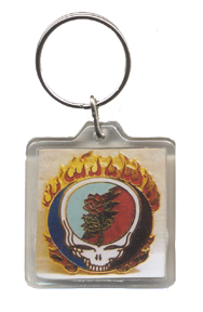 Grateful Dead Steal Your Rose Key Chain