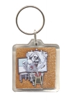 Grateful Dead Self Portrait Key Chain