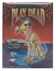 Grateful Dead Play Dead Dog Pin