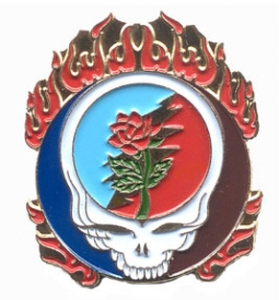 Grateful Dead Steal Your Rose Pin