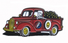 Grateful Dead Truckin' Pin