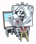 Grateful Dead Self Portrait Pin