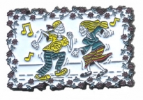 Grateful Dead Shake Your Bones Pin