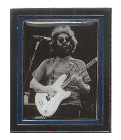 Grateful Dead Jerry Garcia Playing Frame Pin