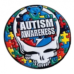 Grateful Dead Autism Awareness Pin