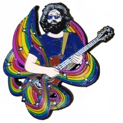Grateful Dead Jerry Rainbow Pin