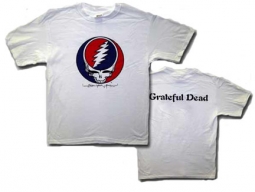 Grateful Dead Steal Your Face White Shirt
