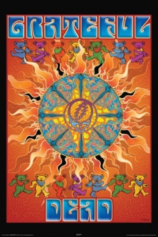 Grateful Dead Sun Poster