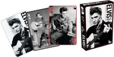 Elvis Presley Black & White Playing Cards