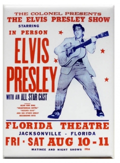 Elvis Presley Poster Magnet