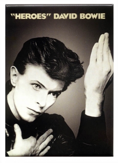 David Bowie Heroes Magnet