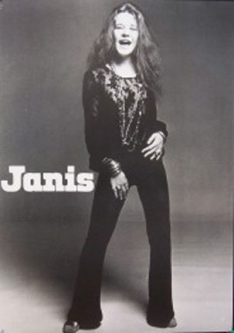 Janis Joplin Standing Poster