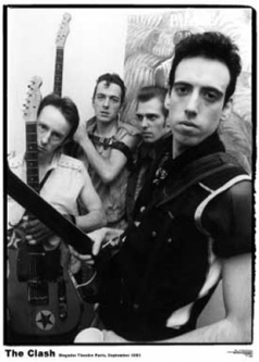 The Clash Paris 1981 Poster