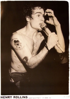 Henry Rollins London 1983 Poster
