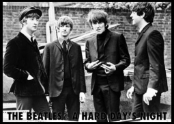 The Beatles Hard Days Night Band Poster
