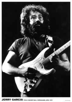 Grateful Dead Jerry Garcia Live 1972 Poster