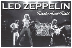 Led Zeppelin Rock And Roll Poster