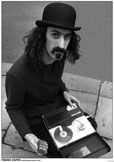 Frank Zappa Buckingham Palace 1967 Poster