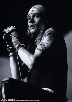 Guns N' Roses Axl New York 1988 Poster