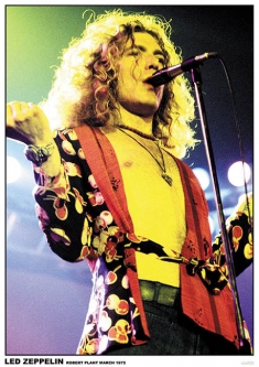 Led Zeppelin Robert Plant 1975 Poster