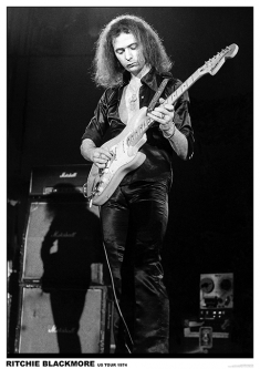 Deep Purple Ritchie Blackmore Live Poster