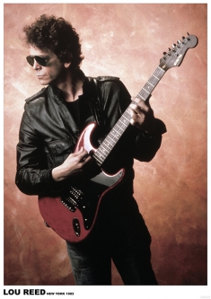 Lou Reed New York 1983 Poster