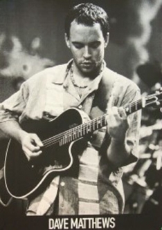 Dave Matthews Guitar Poster
