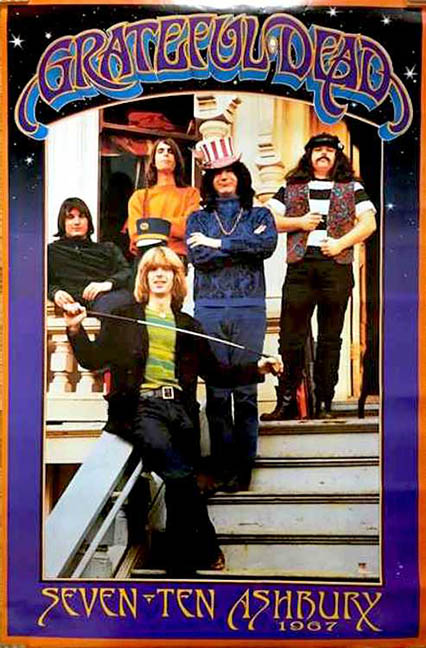 Grateful Dead 710 Ashbury Poster