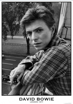 David Bowie London 1977 Poster